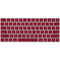 Burgundy Solid Magic Keyboard Skin