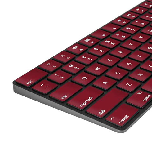 Burgundy Solid Magic Keyboard with Numeric Keypad Skin
