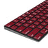 Burgundy Solid Magic Keyboard with Numeric Keypad Skin