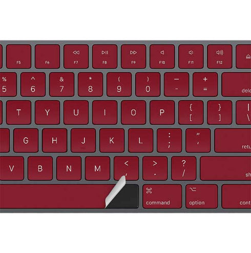Burgundy Solid Magic Keyboard with Numeric Keypad Skin