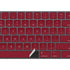 Burgundy Solid Magic Keyboard with Numeric Keypad Skin