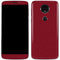 Burgundy Solid Moto E5 Plus Skin