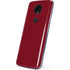 Burgundy Solid Moto E5 Plus Skin