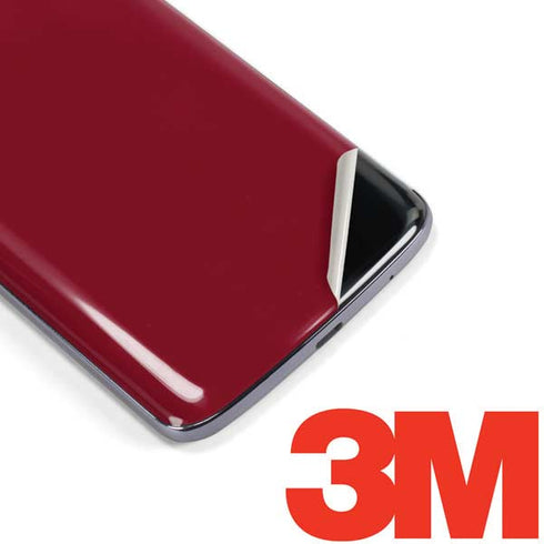 Burgundy Solid Moto E5 Plus Skin