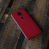 Burgundy Solid Moto E5 Plus Skin