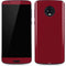 Burgundy Solid Moto G6 Skin