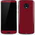 Burgundy Solid Moto G6 Skin