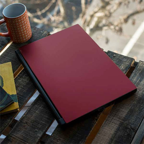 Burgundy Solid MSI GS65 Stealth Laptop Skin