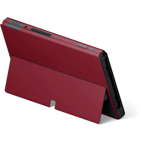 Burgundy Solid Nintendo Switch OLED (2021) Skin