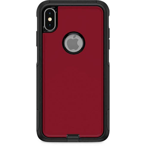 Burgundy Solid Otterbox Commuter iPhone Skin