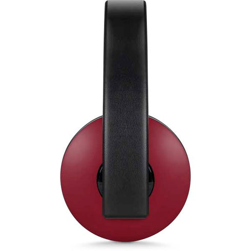 Burgundy Solid PlayStation 4 Gold Wireless Headset Skin