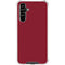 Burgundy Galaxy A54 5G Clear Case