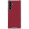 Burgundy Galaxy S23 FE Clear Case