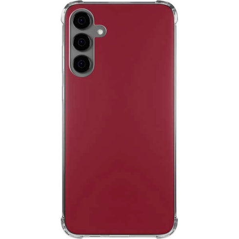 Burgundy Galaxy S24 Plus Clear Case