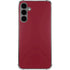 Burgundy Galaxy S24 Plus Clear Case