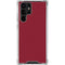 Burgundy Galaxy S24 Ultra Clear Case