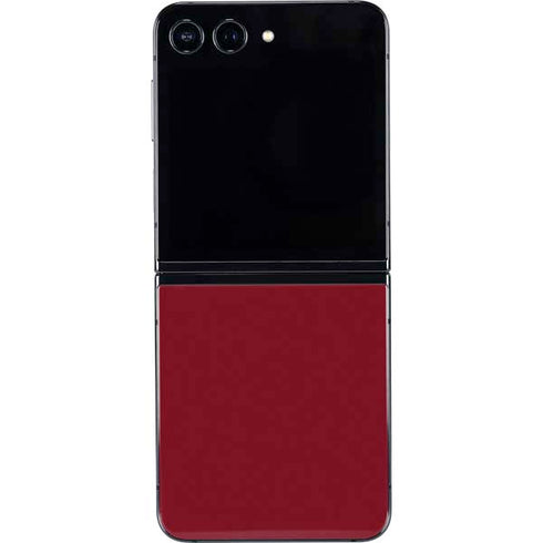 Burgundy Galaxy Z Flip5 5G Skin