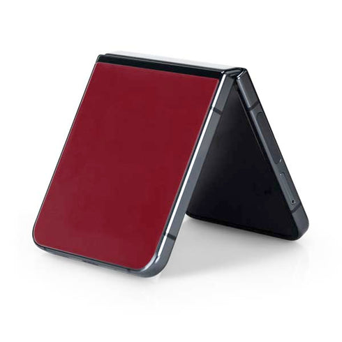 Burgundy Galaxy Z Flip5 5G Skin