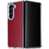 Burgundy Galaxy Z Fold5 5G Clear Case