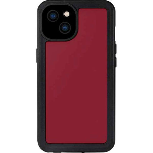 Burgundy iPhone 15 Plus Waterproof Case