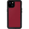 Burgundy iPhone 15 Plus Waterproof Case