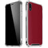 Burgundy iPhone XR Clear Case