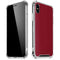 Burgundy iPhone XS Max Clear Case