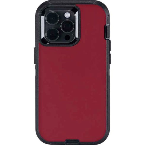 Burgundy Otterbox Defender iPhone Skin