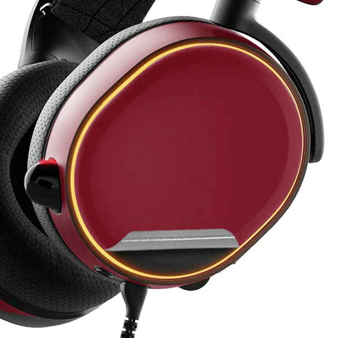 Burgundy Solid SteelSeries Arctis 5 Skin