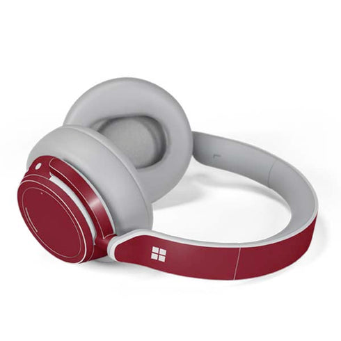 Burgundy Solid Surface Headphones Skin