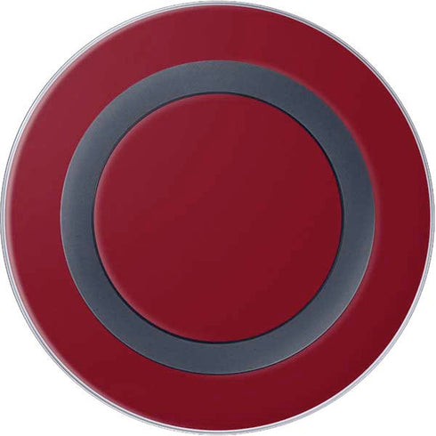 Burgundy Solid Wireless Charger Skin