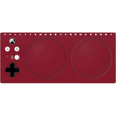 Burgundy Solid Xbox Adaptive Controller Skin