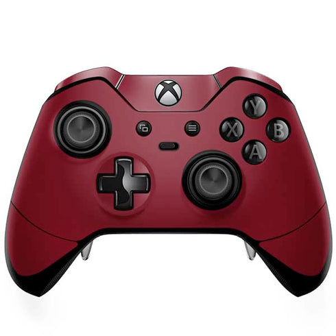 Burgundy Solid Xbox One Elite Controller Skin