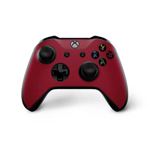 Burgundy Solid Xbox One X Bundle Skin