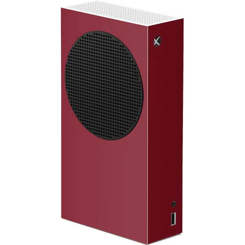 Burgundy Solid Xbox Series S Console Skin