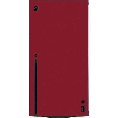 Burgundy Solid Xbox Series X Console Skin