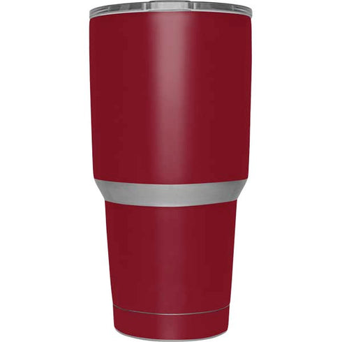 Burgundy Solid Yeti 30oz Rambler Tumbler Skin