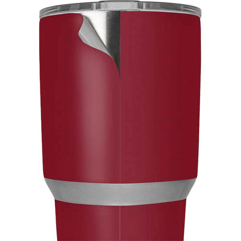 Burgundy Solid Yeti 30oz Rambler Tumbler Skin