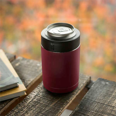 Burgundy Solid Yeti Colster Can Insulator Skin