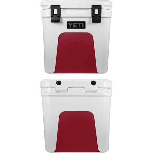 Burgundy YETI Roadie 24 Hard Cooler Skin
