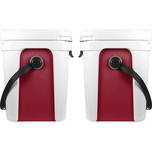 Burgundy YETI Roadie 24 Hard Cooler Skin