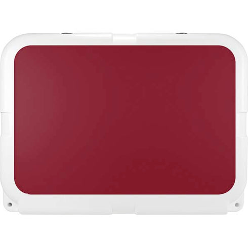 Burgundy YETI Tundra 35 Hard Cooler Skin