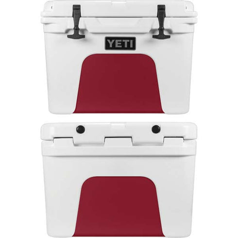 Burgundy YETI Tundra 35 Hard Cooler Skin