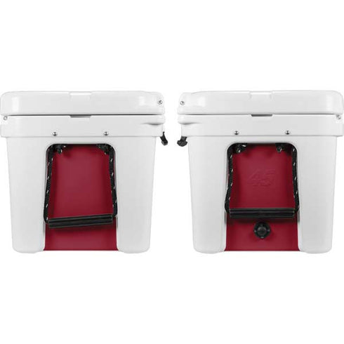 Burgundy YETI Tundra 35 Hard Cooler Skin