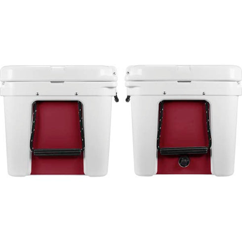 Burgundy YETI Tundra 75 Hard Cooler Skin