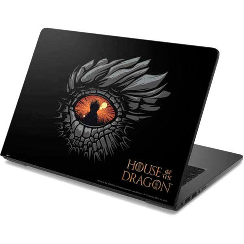 HBO House of the Dragon Burning Dragon Dell Chromebook Skin