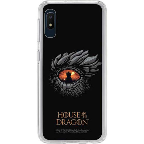 HBO House of the Dragon Burning Dragon Galaxy A10e Clear Case