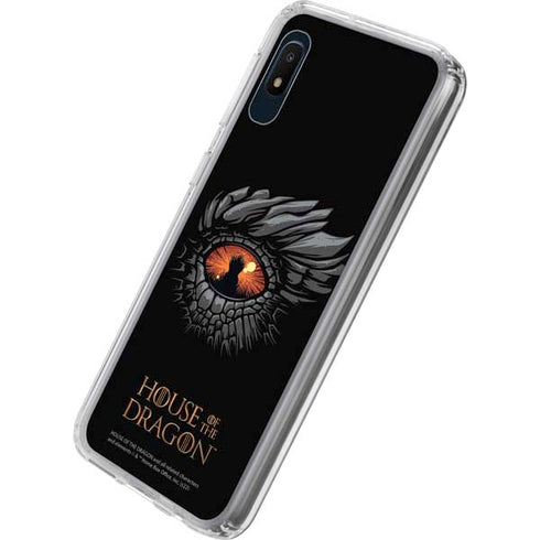 HBO House of the Dragon Burning Dragon Galaxy A10e Clear Case
