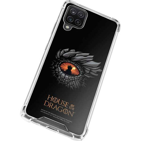 HBO House of the Dragon Burning Dragon Galaxy A12 Clear Case