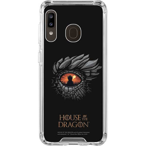 HBO House of the Dragon Burning Dragon Galaxy A30 Clear Case